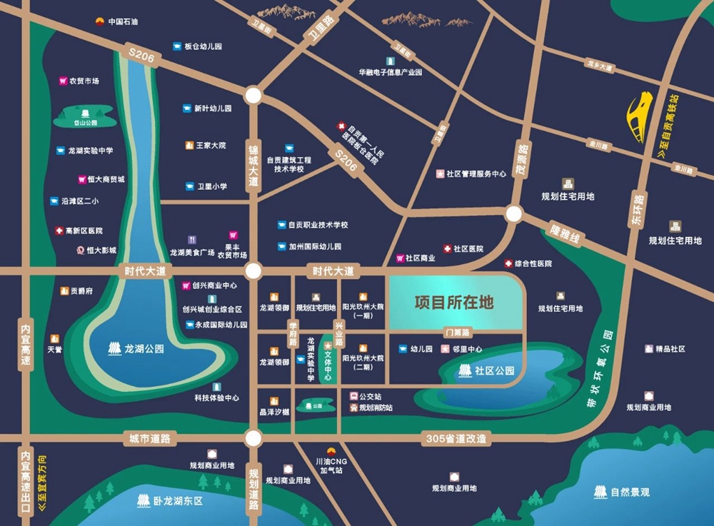 配套图区位图-